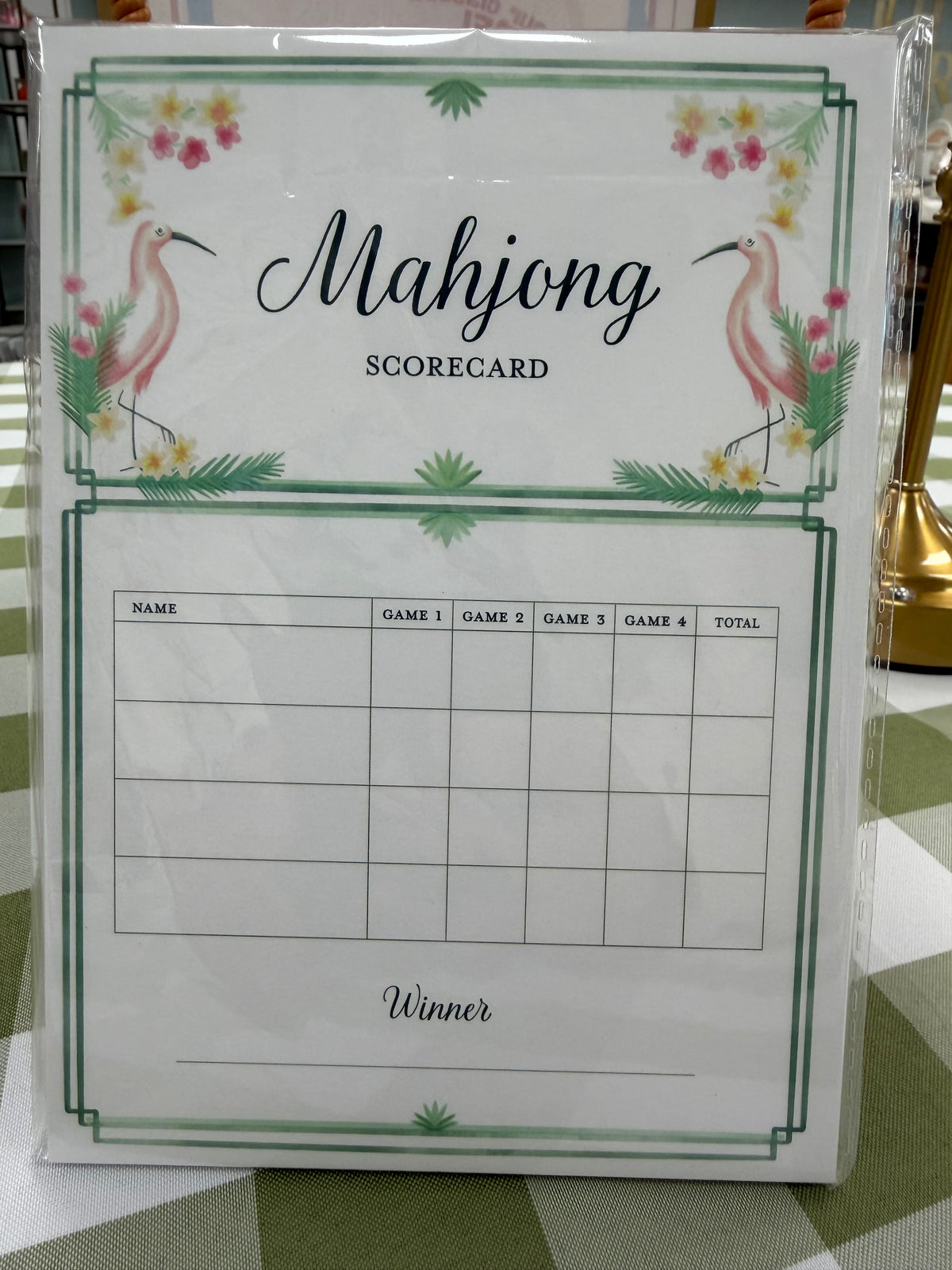 Roo Paper Mahjong Score Cards
