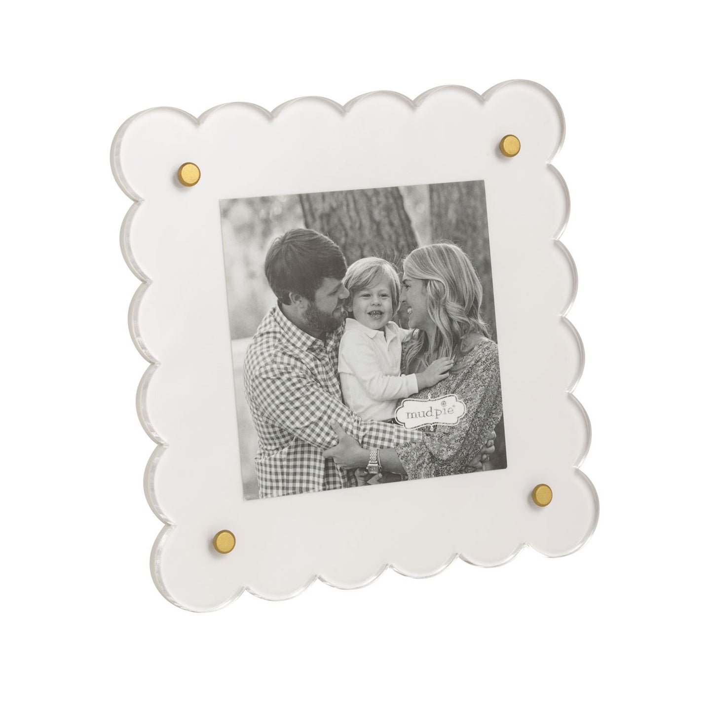 Mud Pie Mini White Square Frames