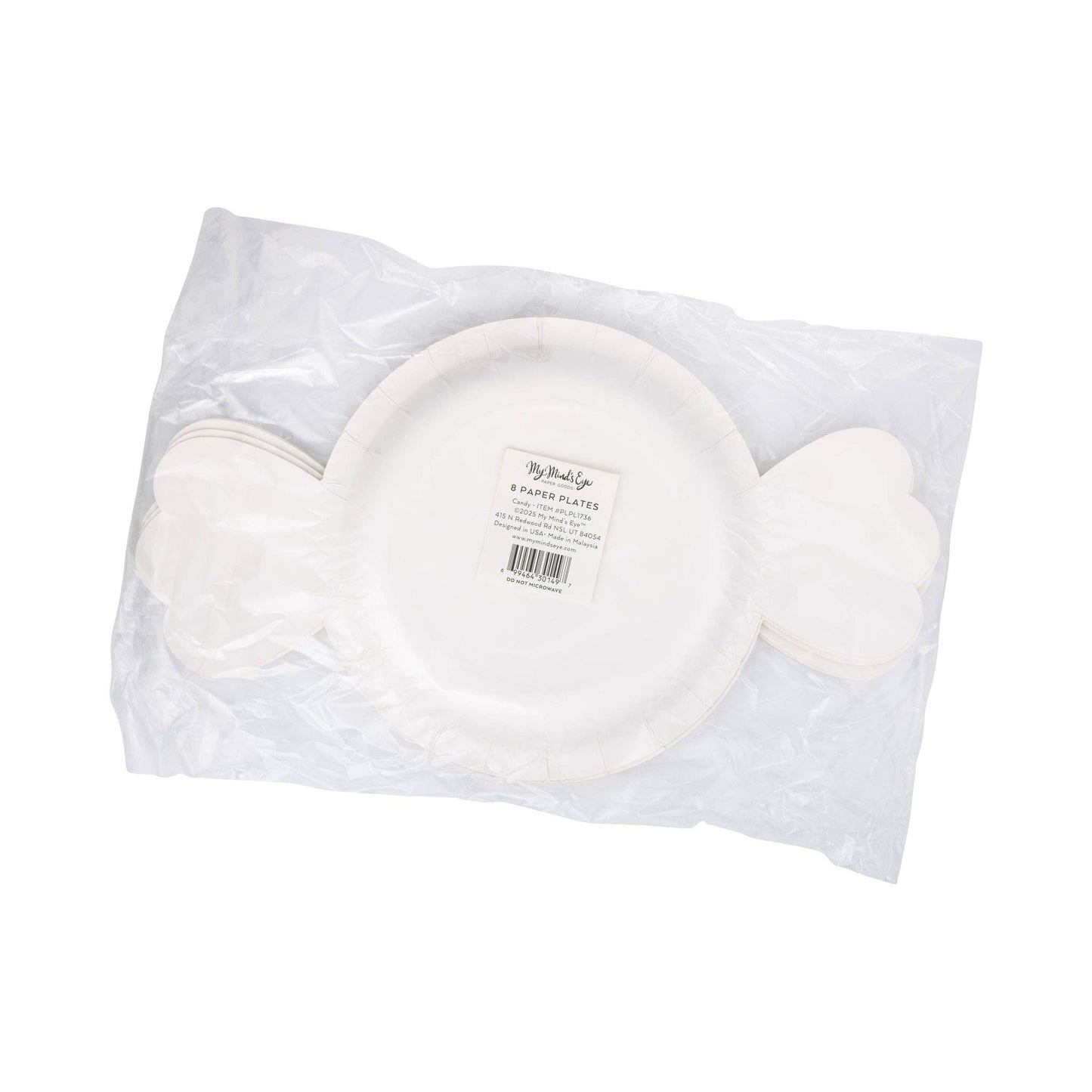 Christmas Candy Paper Plate Set