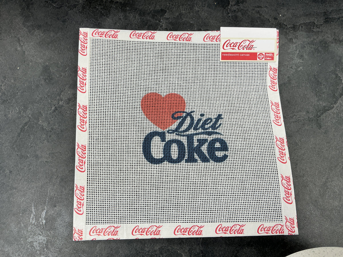 Diet Coke Needlepoint