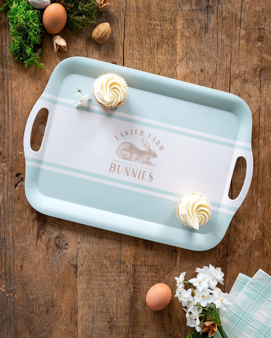 PLBT124A - Easter Farm Reusable Bamboo Tray