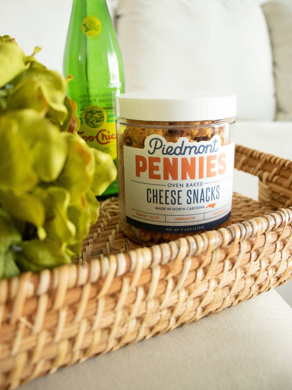 Cheddar Cheese Crackers, Gift Jars (8)