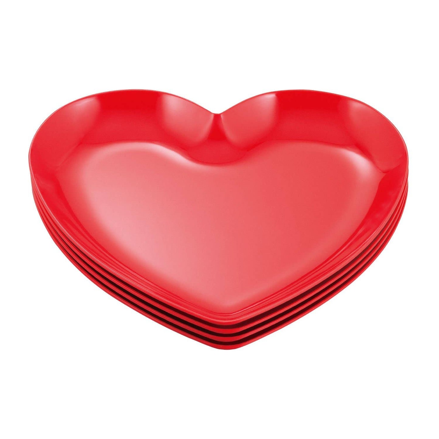 Heart Melamine 8 1/2" Plate