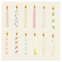 Hester & Cook Birthday Candles Cocktail Napkin