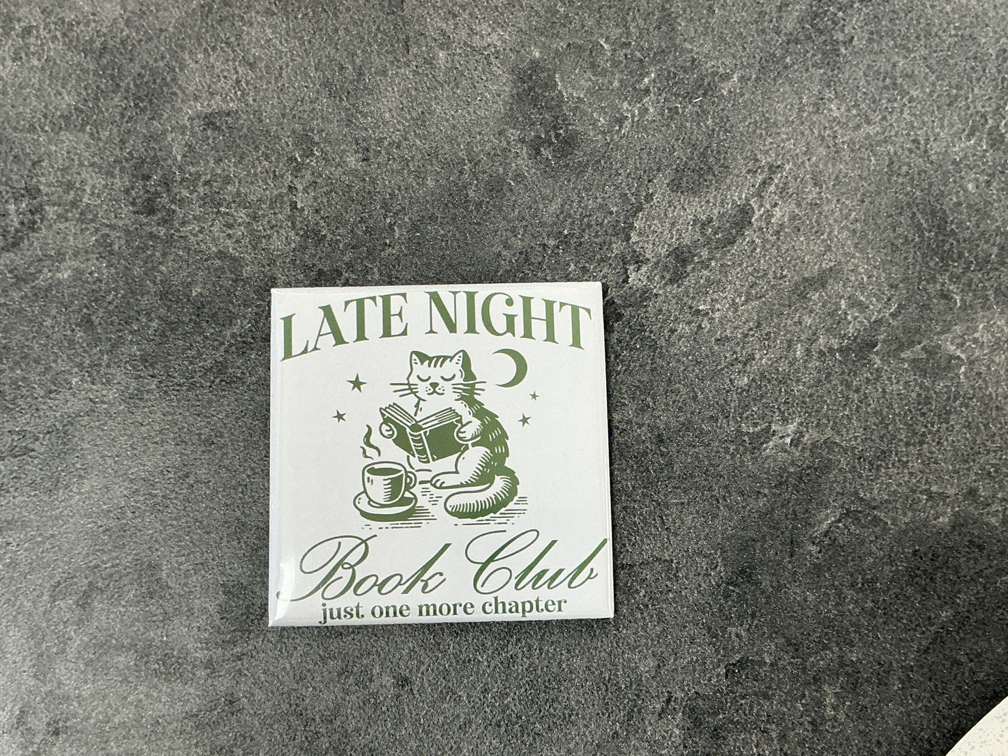 Late night book club magnet
