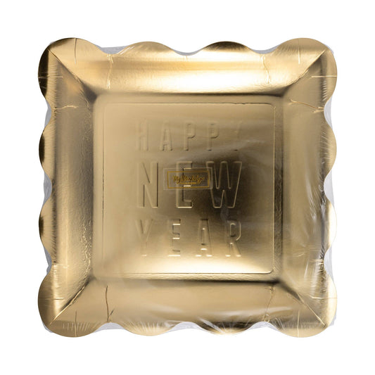 NYE1241 - Happy New Year Embossed Plate