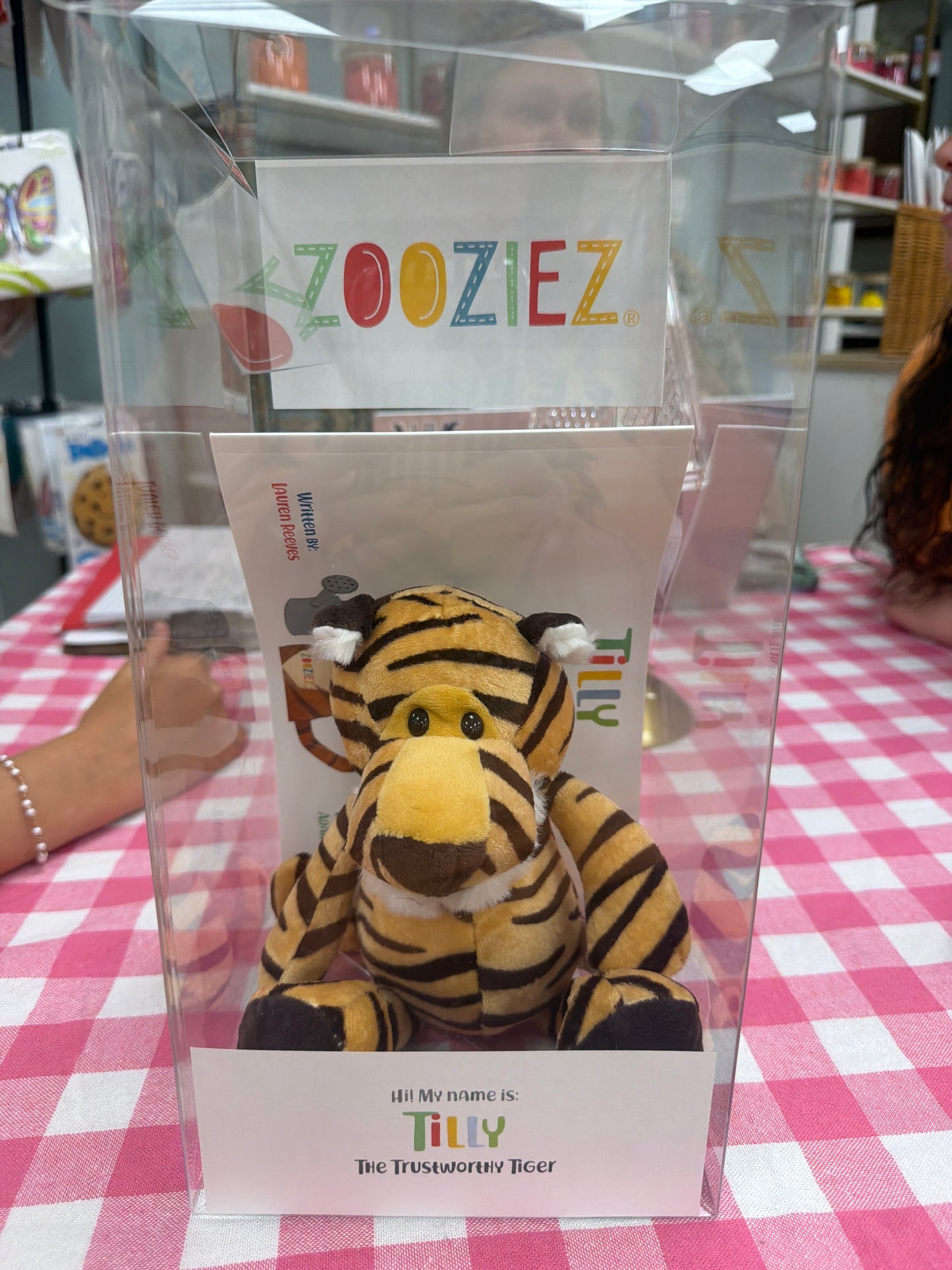 Zooziez- Tilly the Trustworthy Tiger book and plush