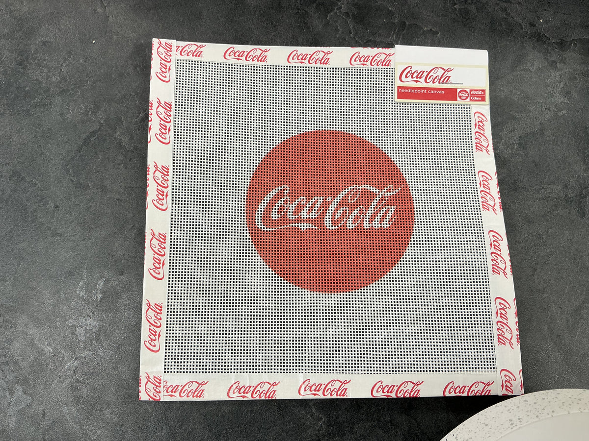 Coke Coca-Cola Needlepoint