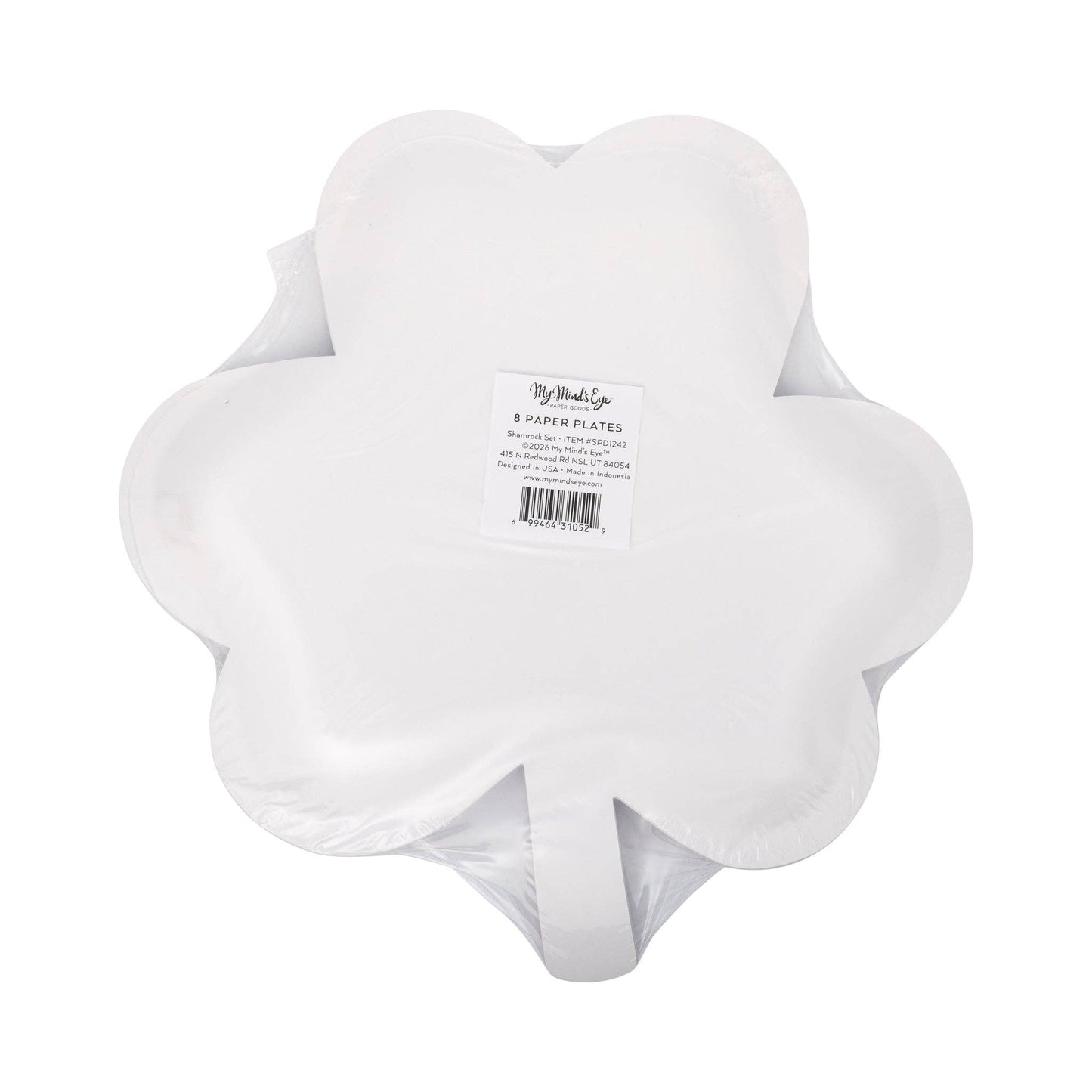 SPD1242 - Pink and Green Shamrock Plate Set