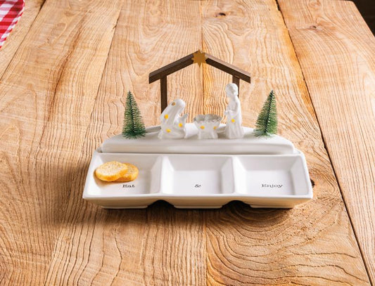 Mud Pie Nativity Large LED Sitter