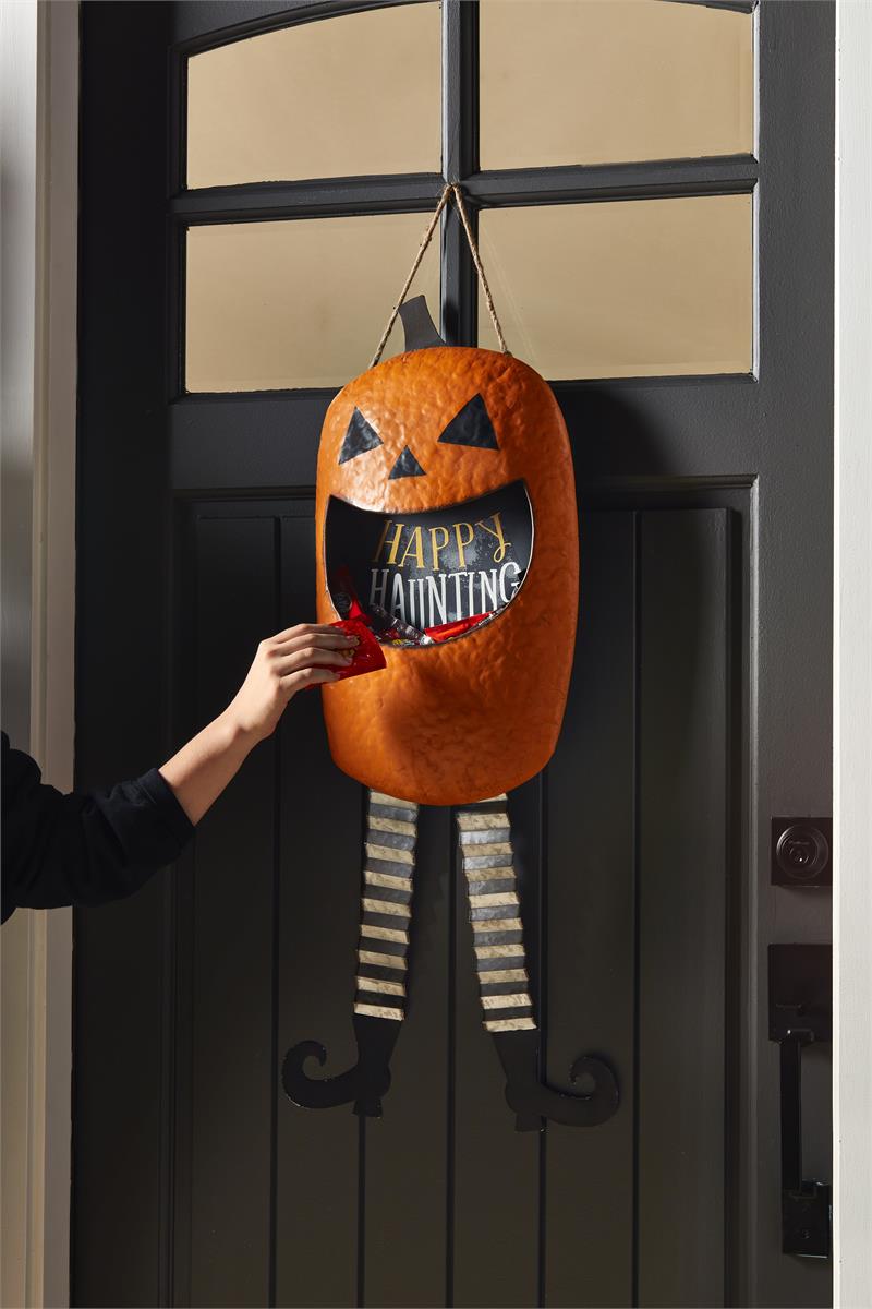 Mud Pie Jack-O-Lantern Candy Door Hanger