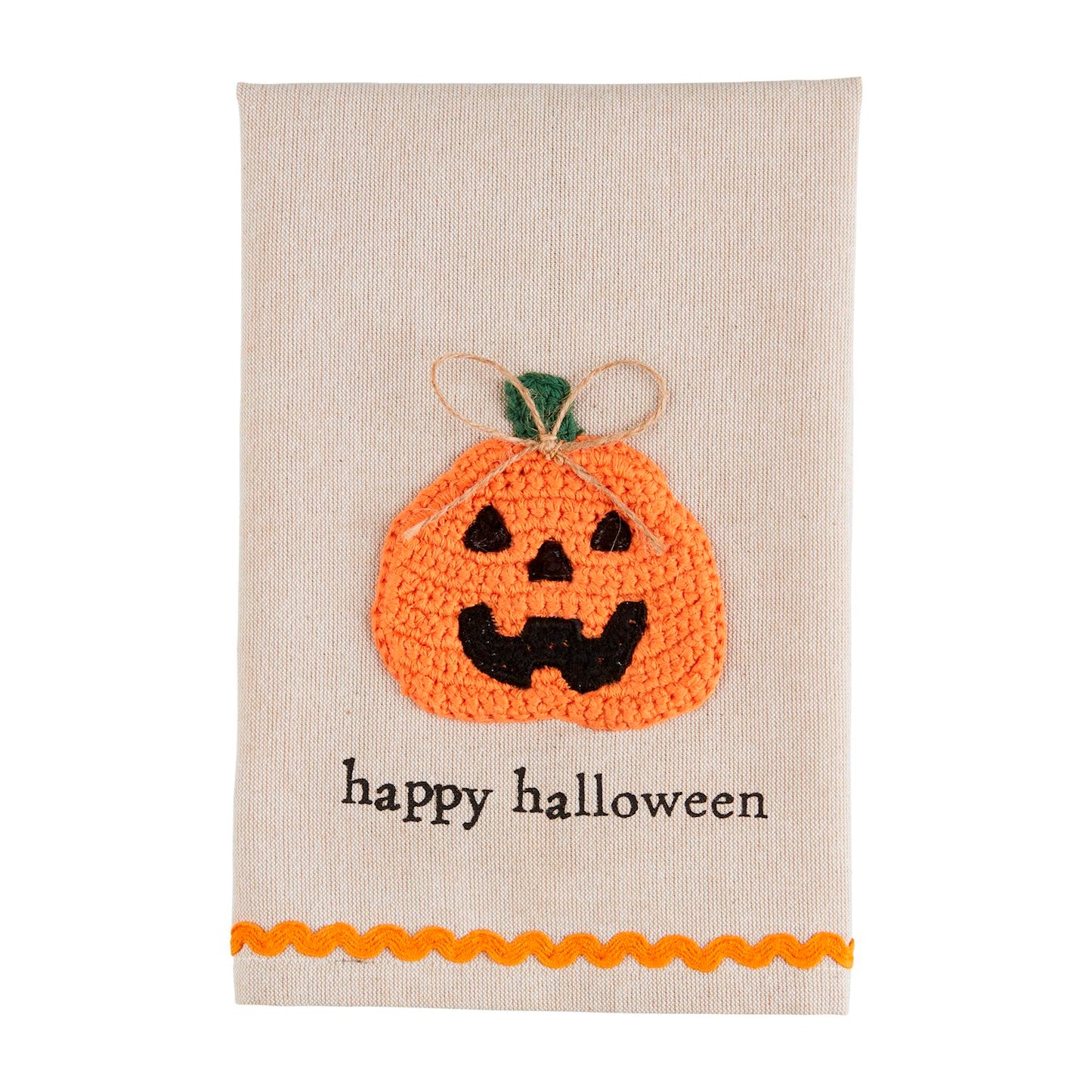Mud Pie Happy Halloween Crochet Towel