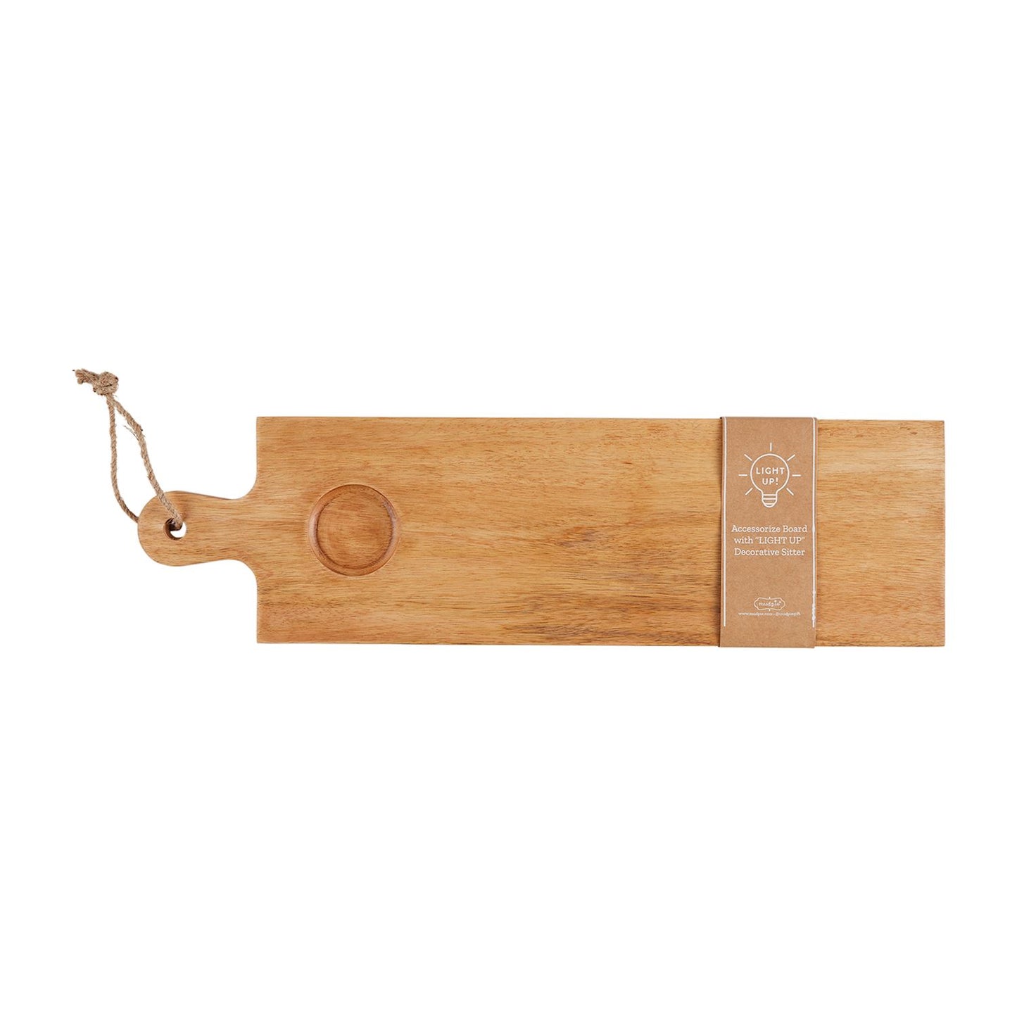 Mud Pie Woodboard for Light