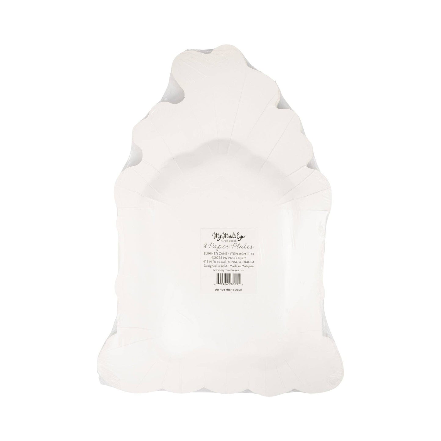 SMT1141 - Summer Cake Shaped 11" Paper Plate