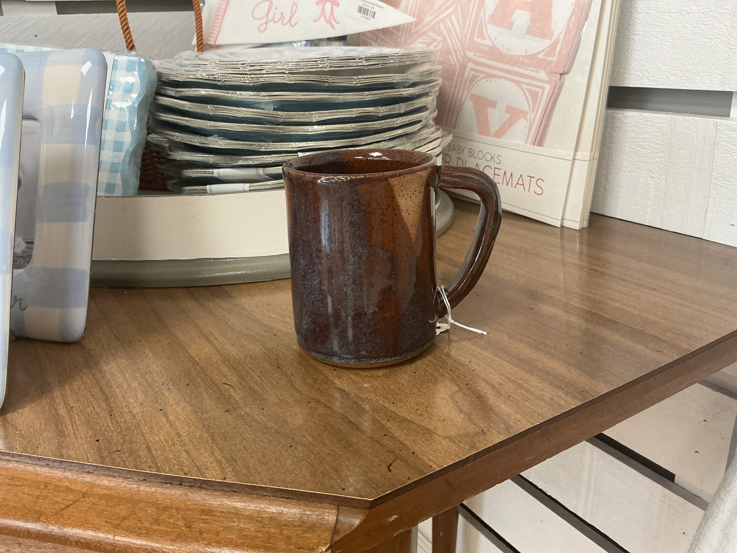 Mug, Blue Brown Natural
