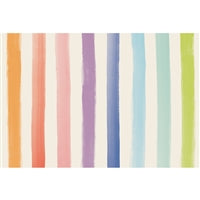 Hester & Cook Sorbet Painted Stripe Placemat