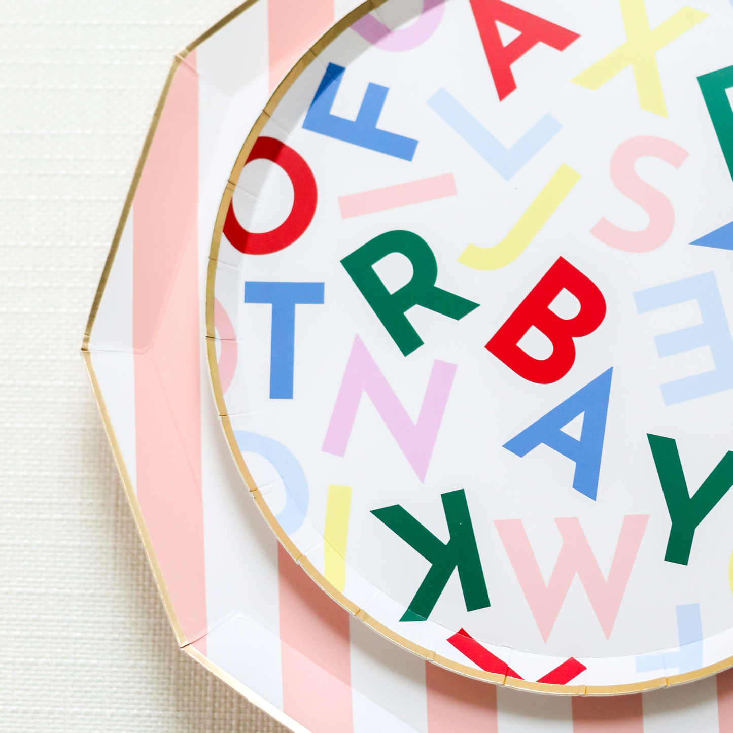 Alphabet Soup Small Plates, 8.25 in. (Set of 8)