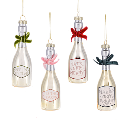 Champagne Bottle Ornaments