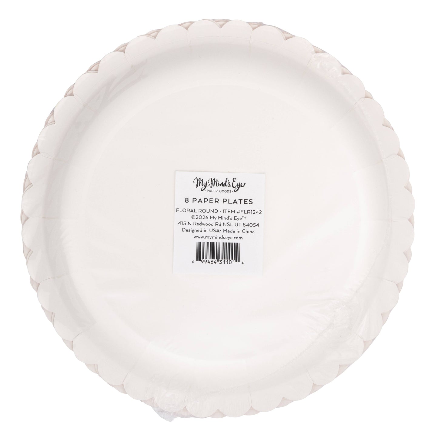 FLR1242 - Floral Round 8" Plate