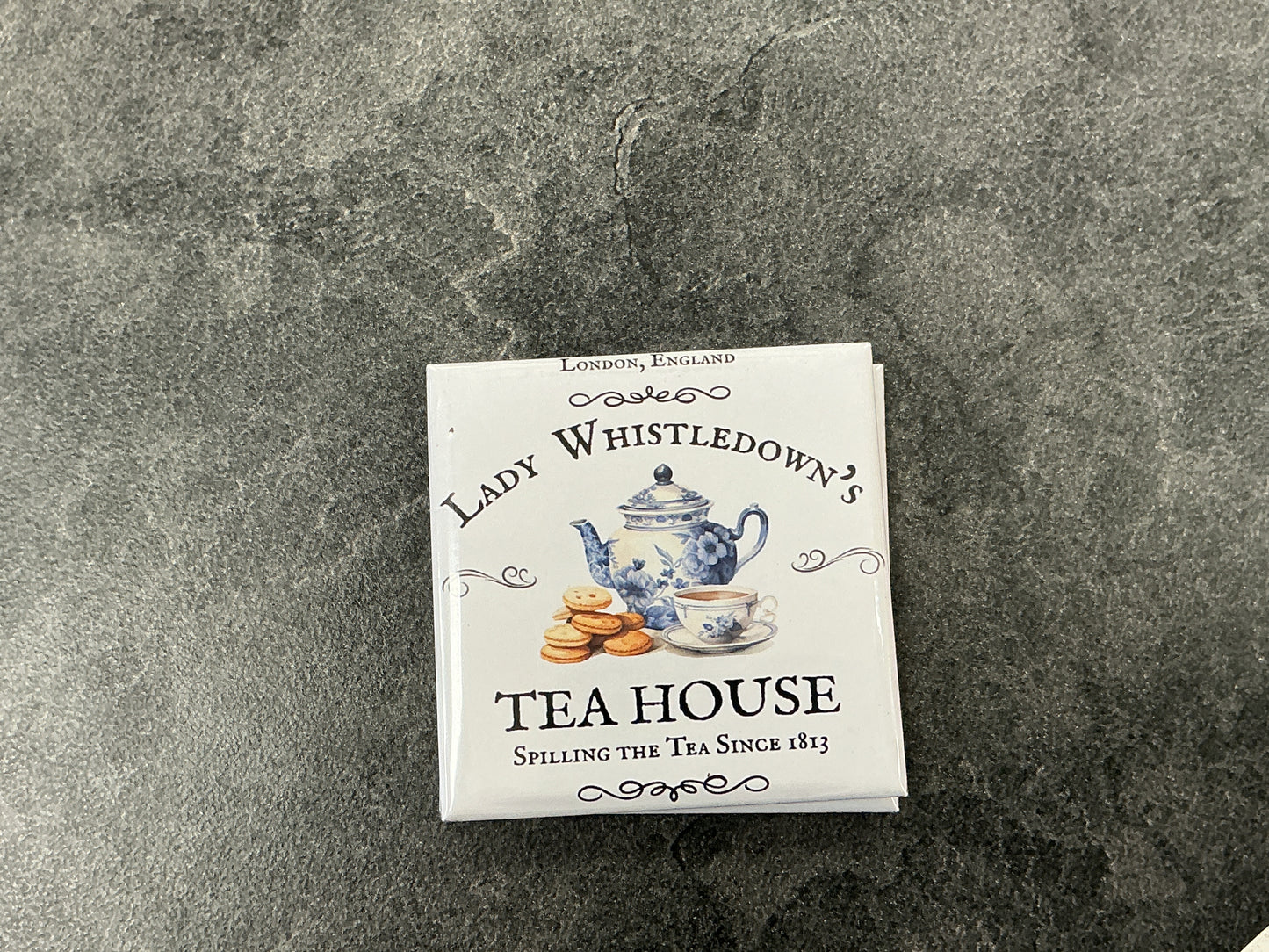 Tea house magnet