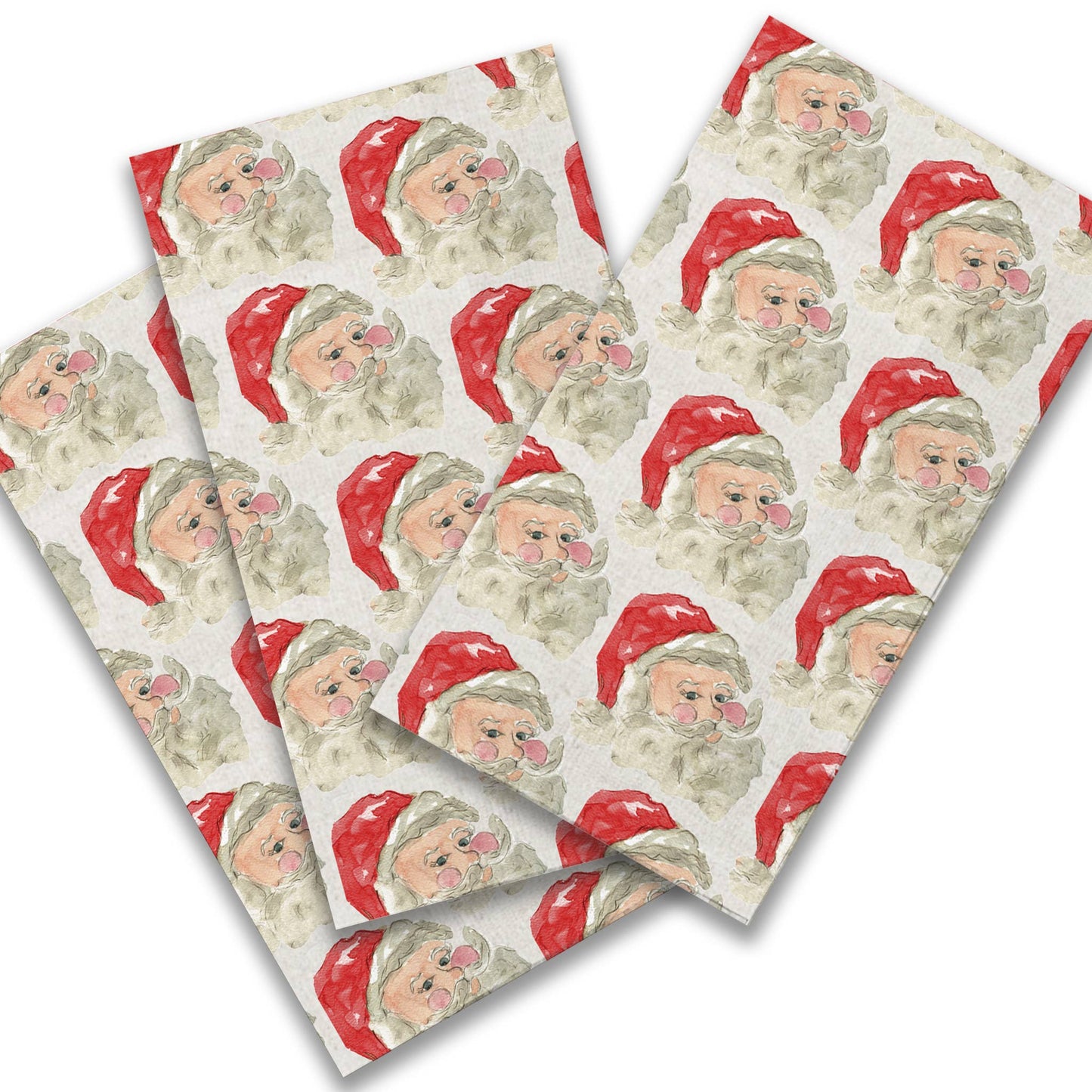 Santa with Red Hat Guest Towel