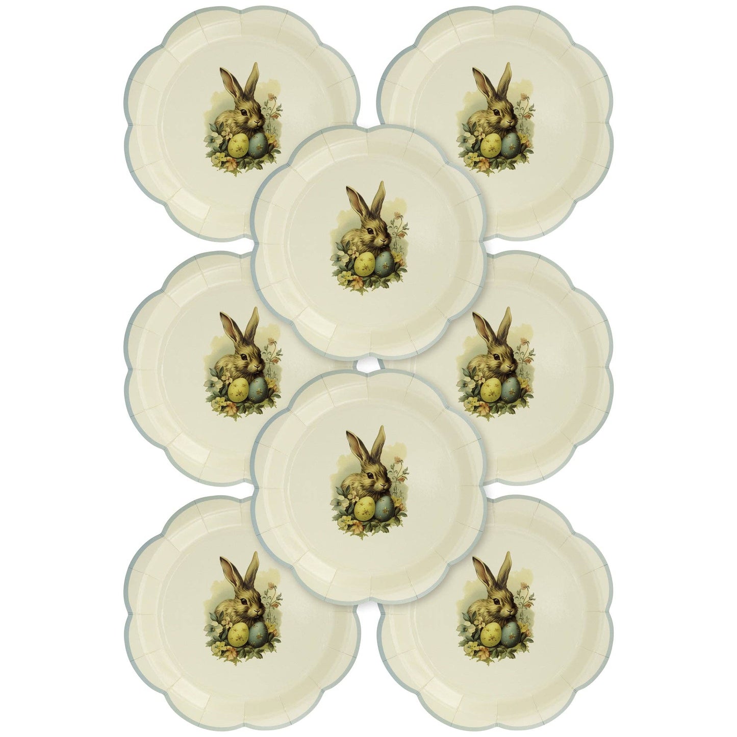 VES1040 - Vintage Easter Paper Plate