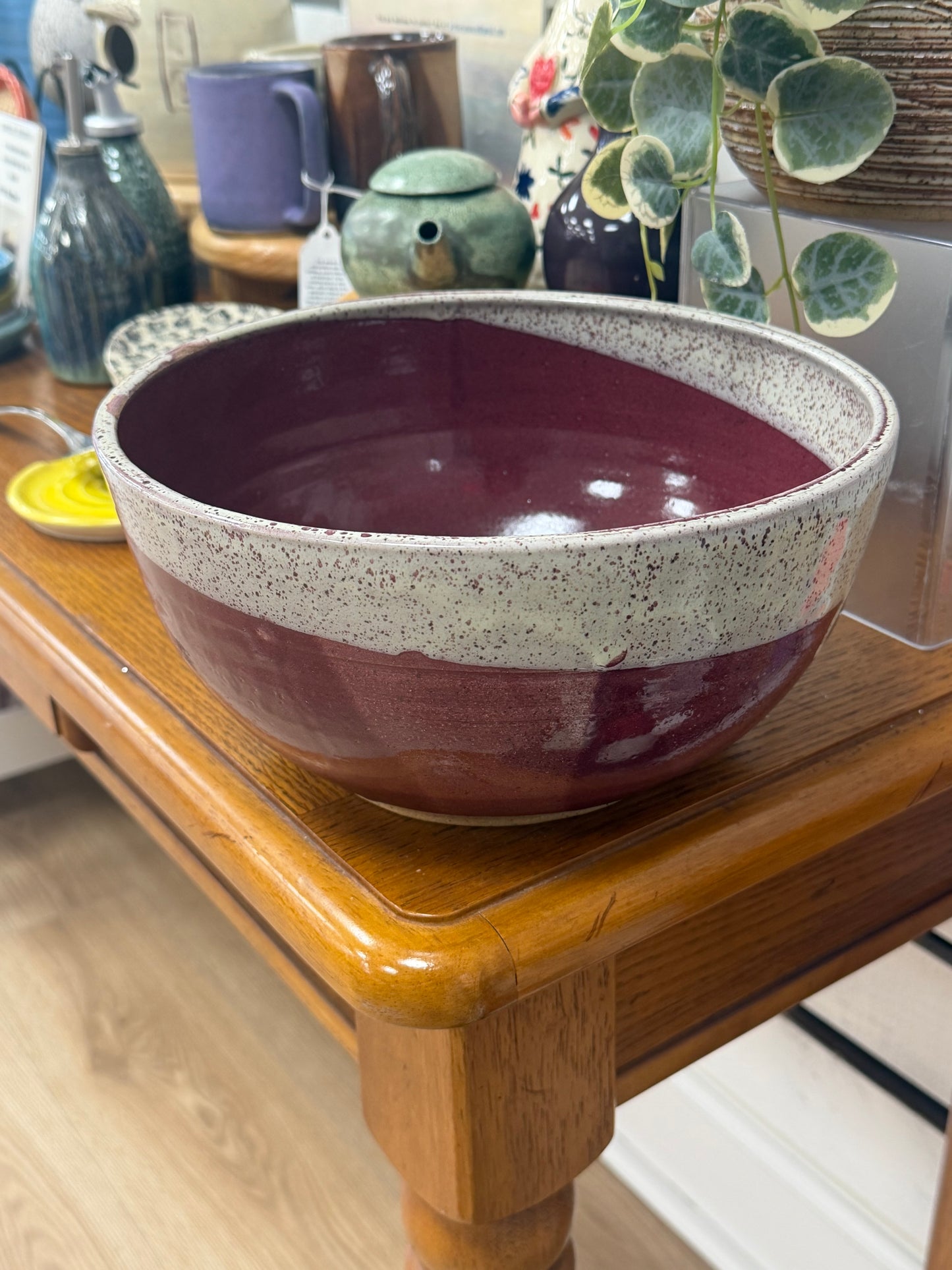 Bowl - Medium Burgundy