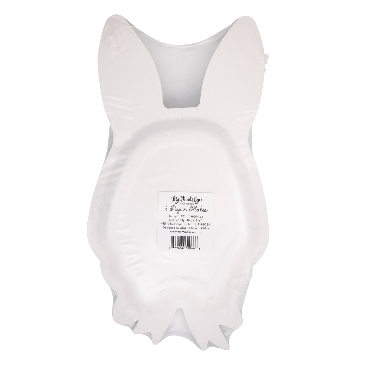 HOP1241 - Bunny Face Shaped Plate