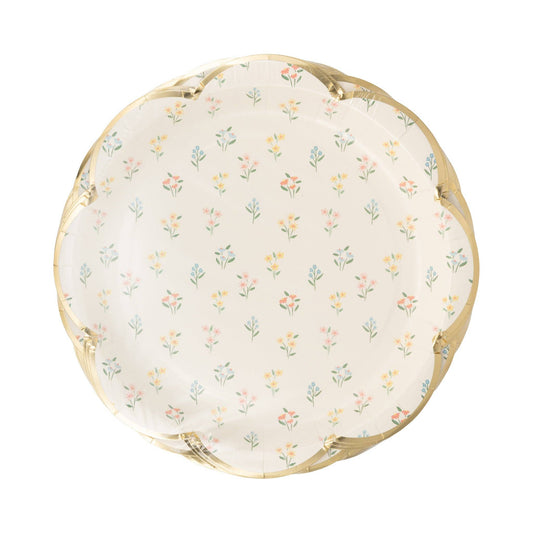 PLPL2029 - Tiny Floral Paper Plate (8ct)