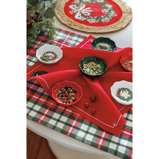 Wreaths Christmas Dishtowels Set of 2