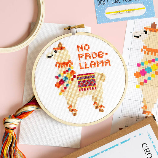 No Prob-llama Cross Stitch Kit