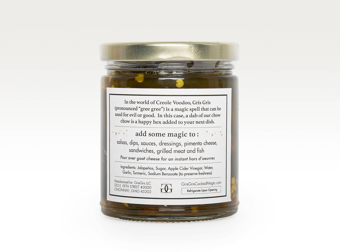 Gris Gris Pantry Magic Jalapeño Chow Chow