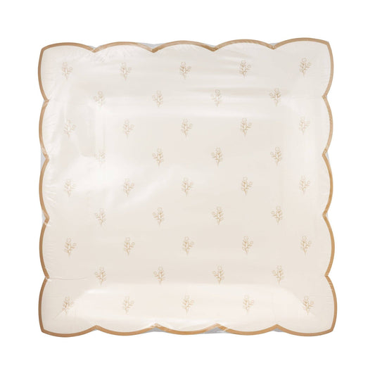 PLPL2100 - Small Floral Paper Plate (8ct)