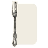 Hester & Cook Vintage Fork Table Card