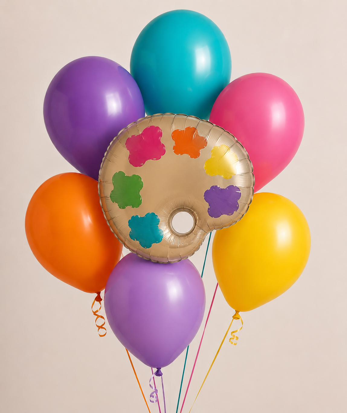 Arts and Crafts Party Themed Balloon Bouquet