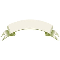 Hester & Cook Classic Moss Banner Table Accent - pack of 12