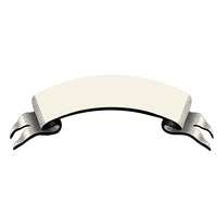 Hester & Cook Classic Black Banner Table Accent - pack of 12