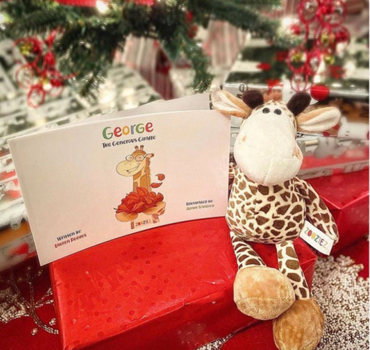Zooziez- George the Generous Giraffe book and plush
