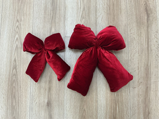 Coquet Christmas Ribbon Bows- Red Velvet