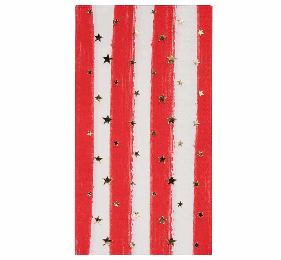 Sophistiplate Guest Towel Patriotic Confetti