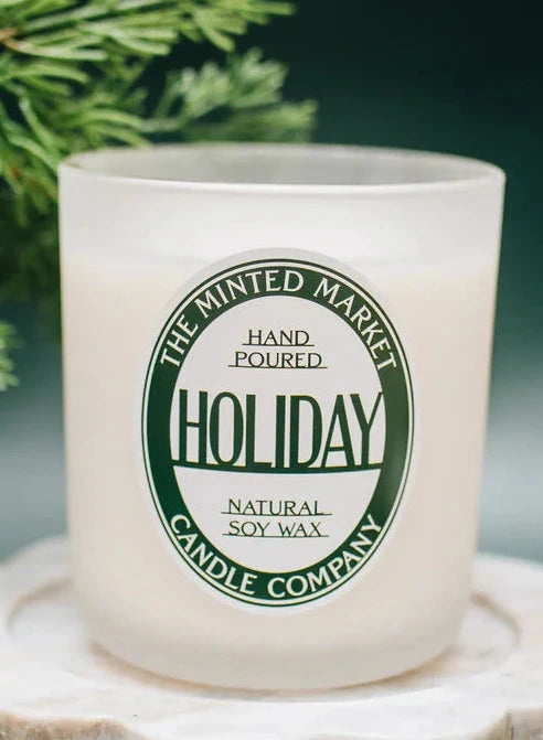 Minted Market Large Candle