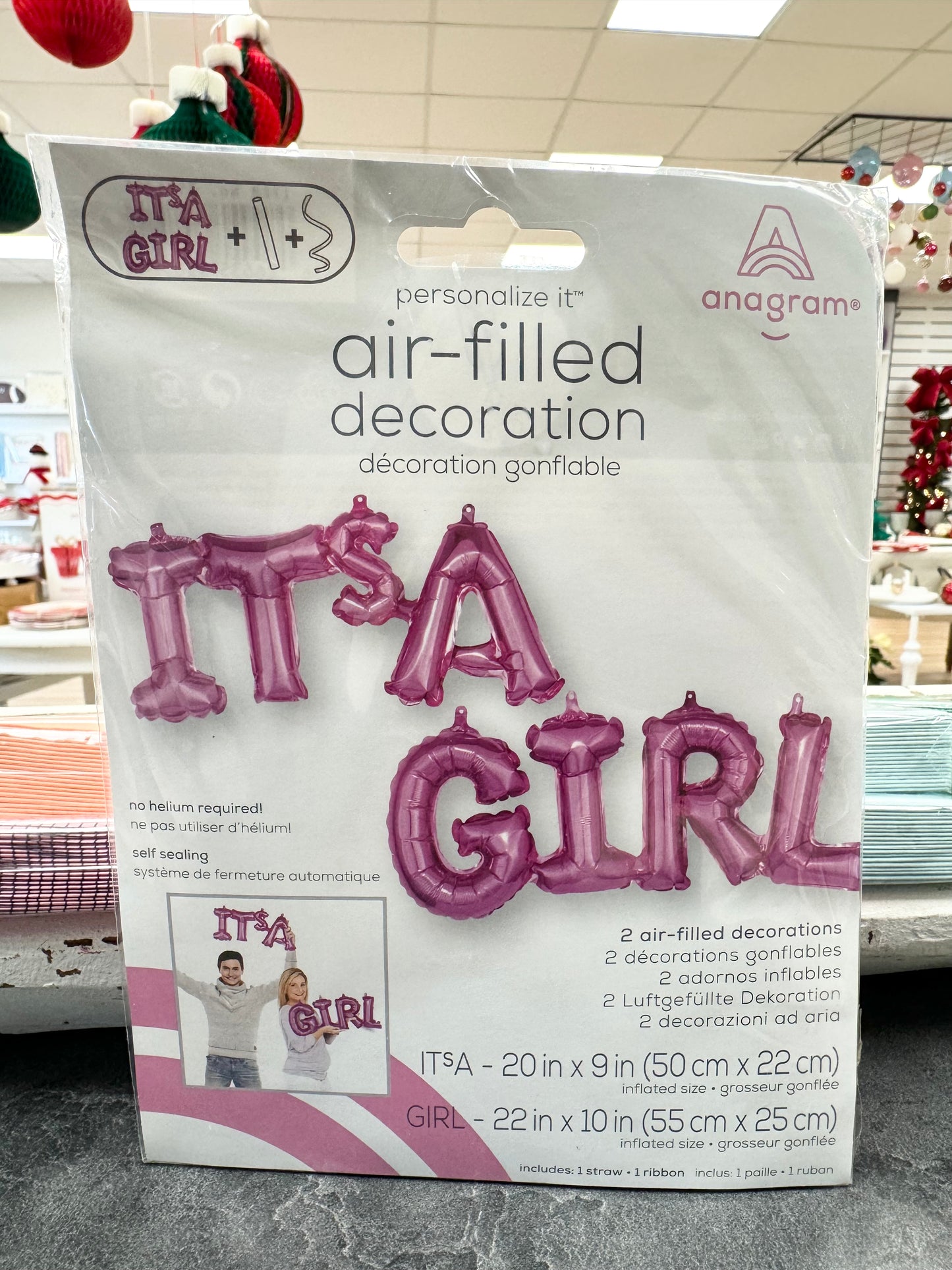 It’s A Girl Foil Balloon