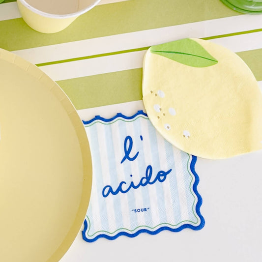 Le Dinner Lemon Cocktail Napkins