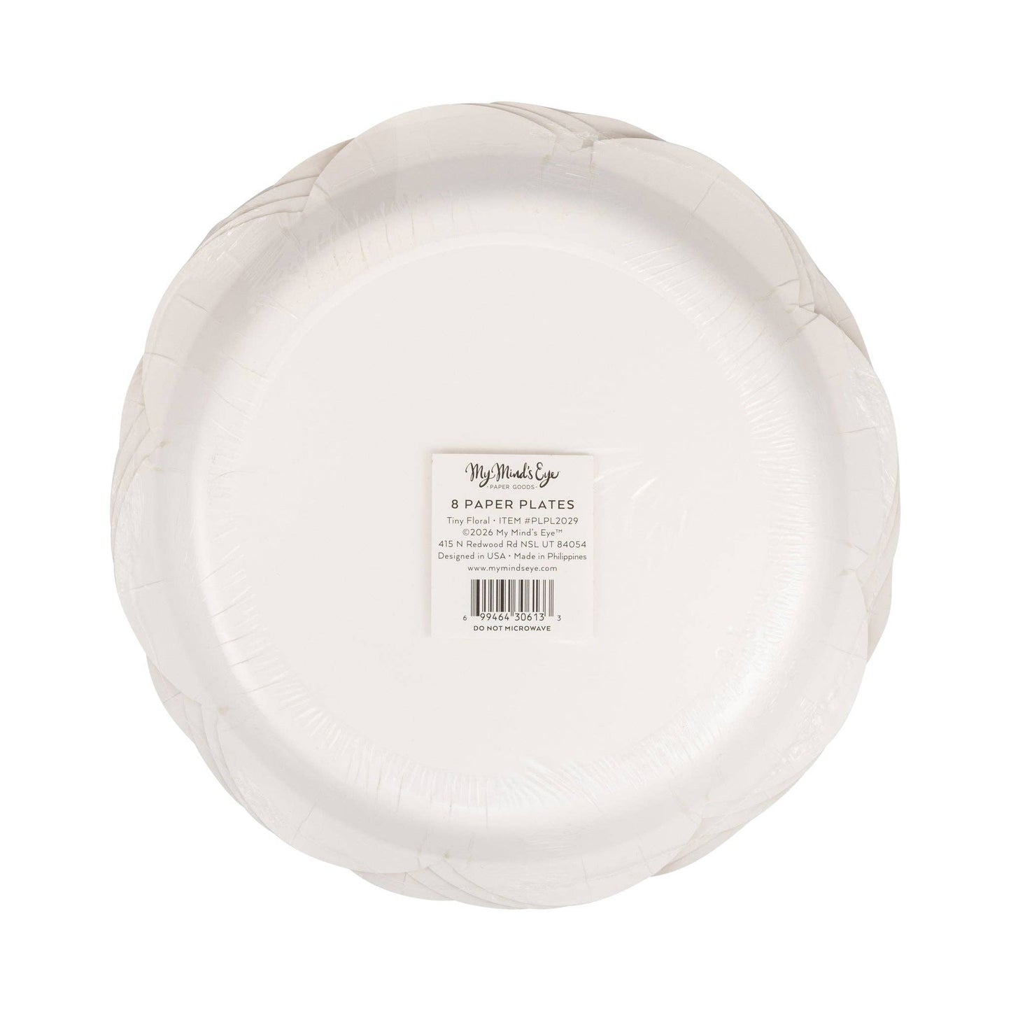 PLPL2029 - Tiny Floral Paper Plate (8ct)