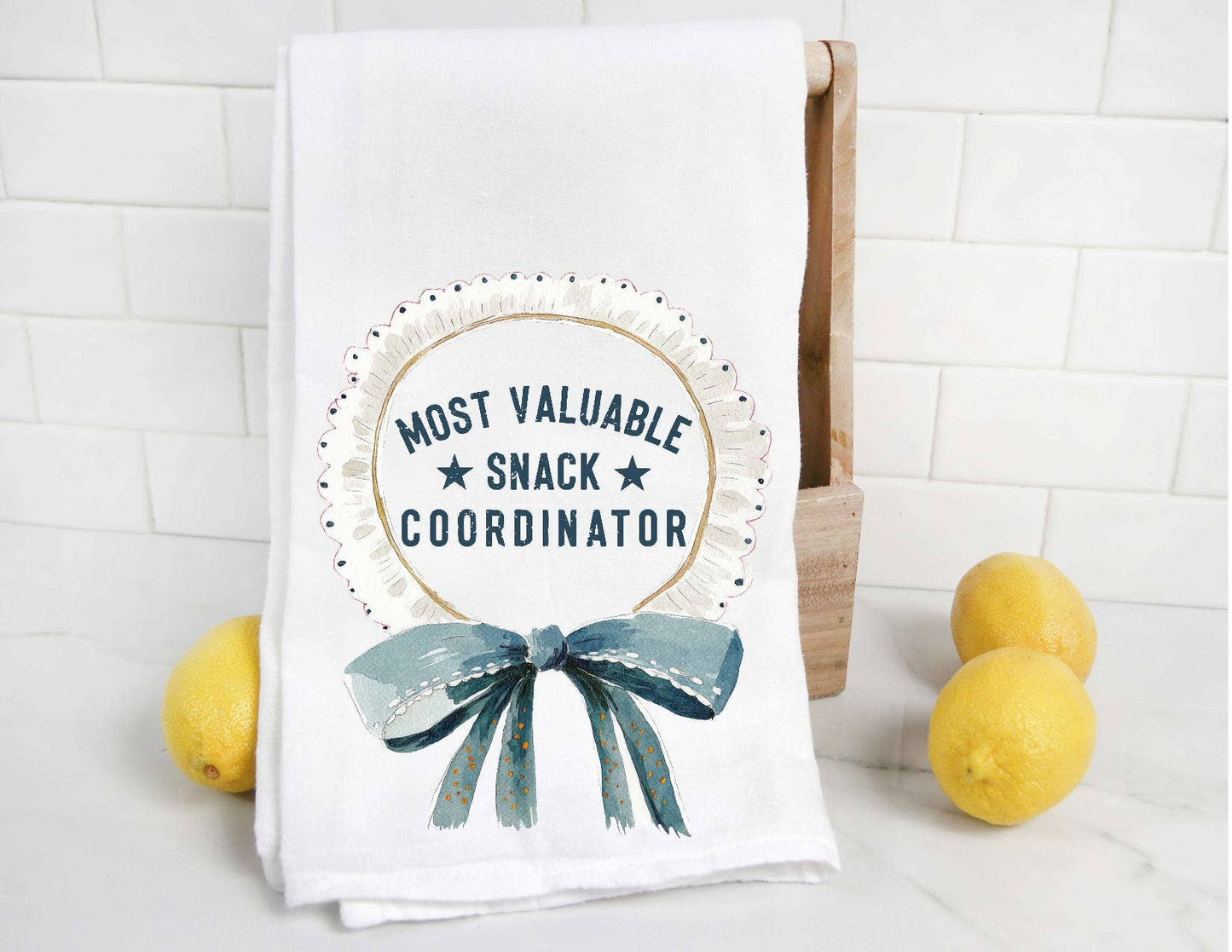Most Valuable Snack Coordinator Tea Towel