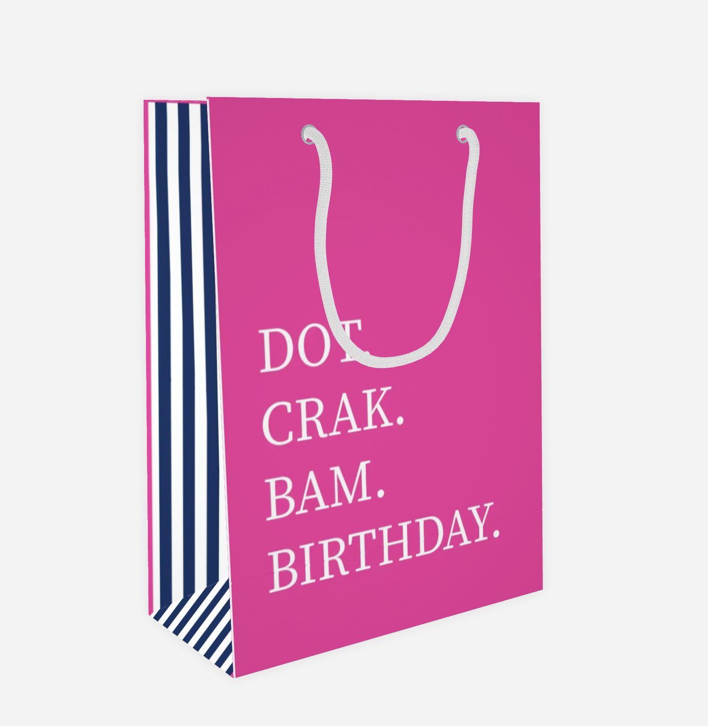 Mahjong Birthday Dot Crak Bam Pink Gift Bag