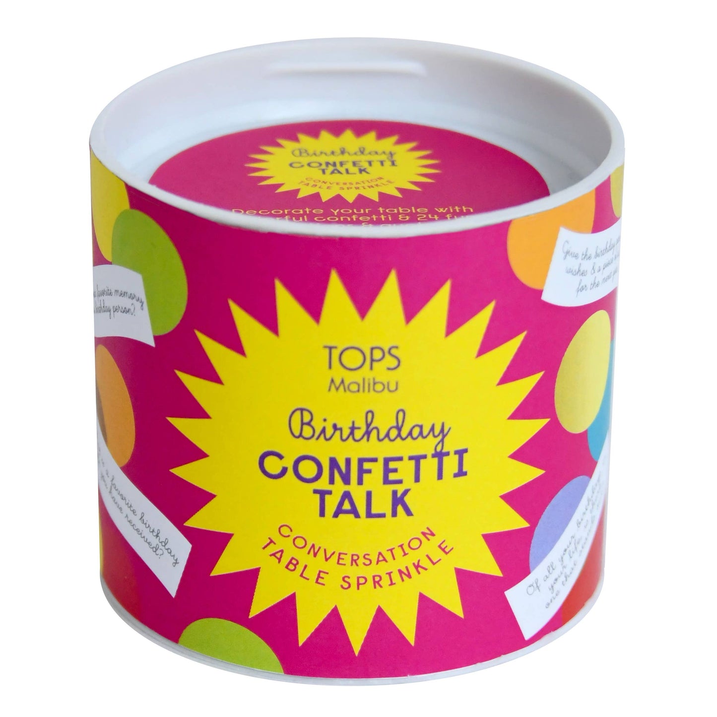 Confetti Talk Conversation Table Sprinkles - Birthday