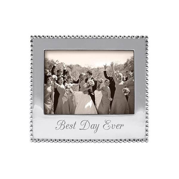 BEST DAY EVER Beaded 5x7 Frame