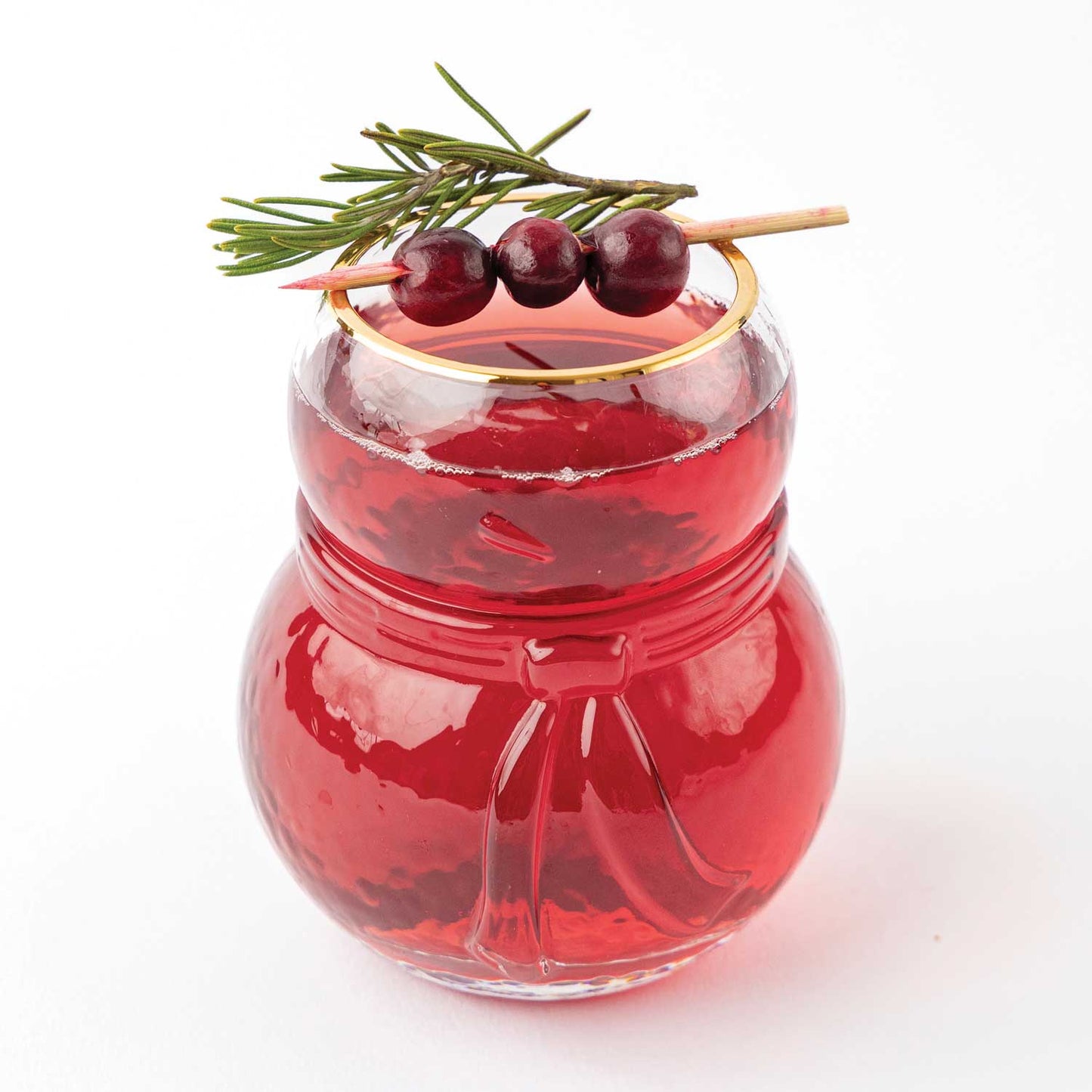 Snowman Drinking Glass