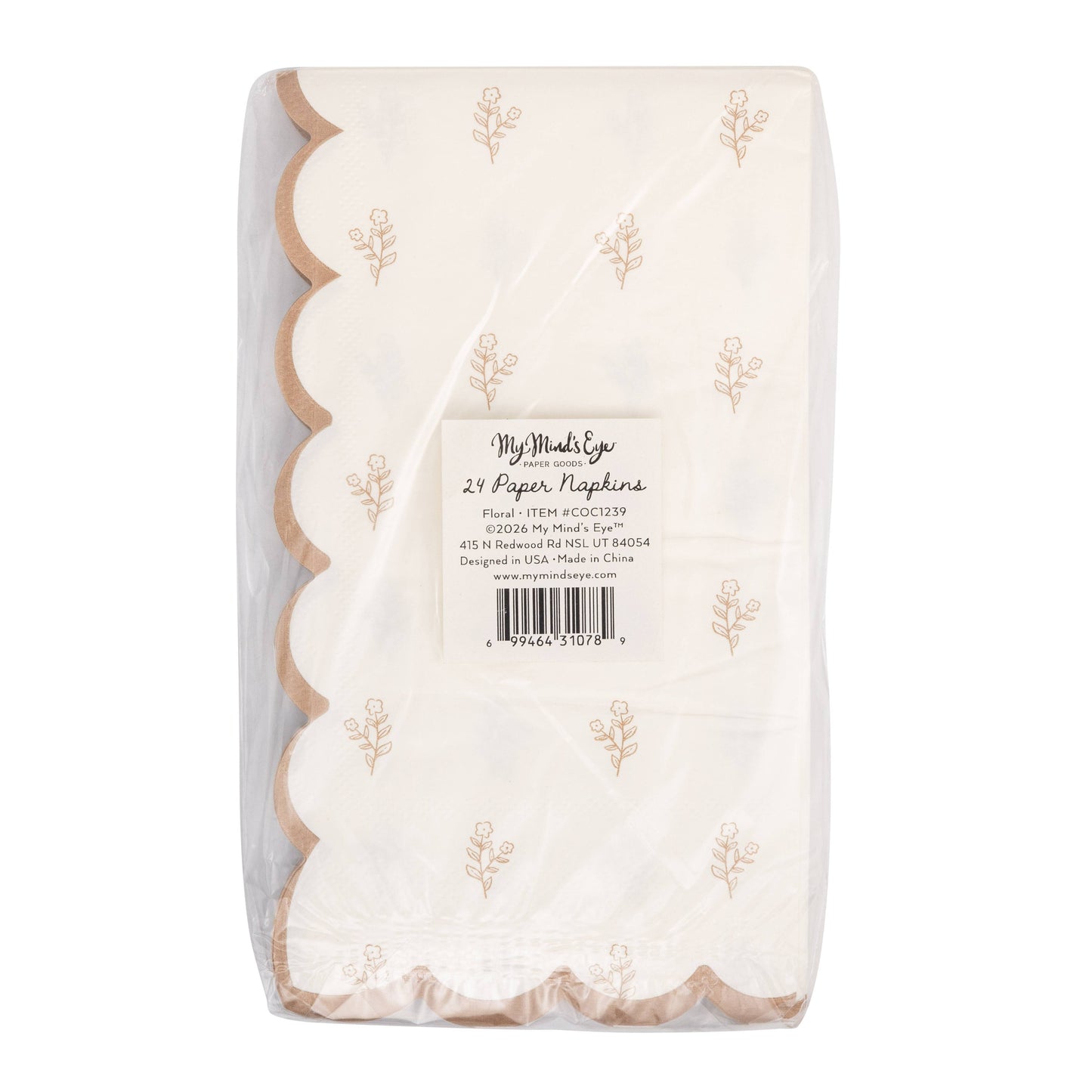 COC1239 - Cottontail Floral Dinner Napkin
